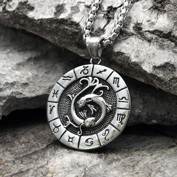 

Constellation Pendant Necklace, Silver