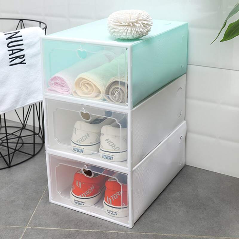 

1pc Random Color Shoe Storage Box, Multicolor