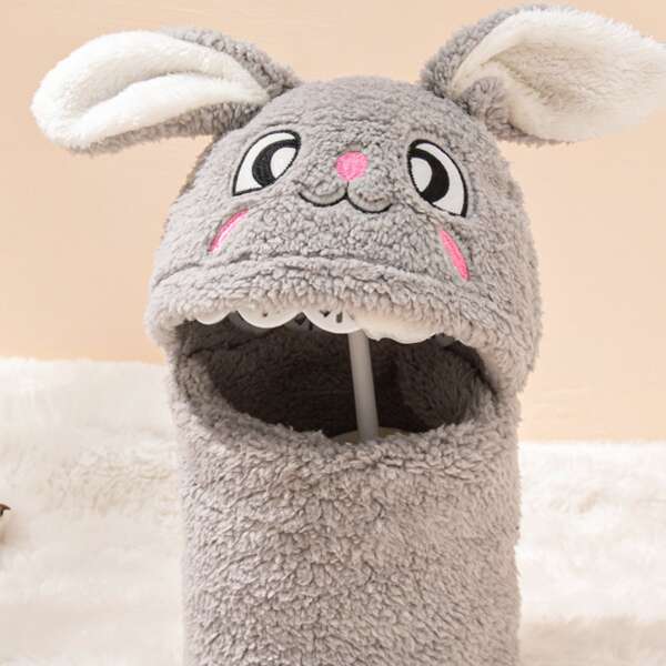 

Toddler Kids Rabbit Ears Decor Hat, Grey