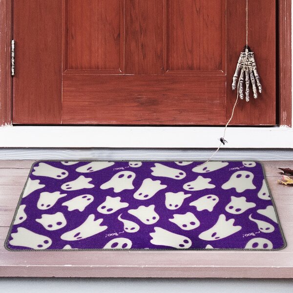 

Halloween Ghost Print Outdoor Rug, Purple