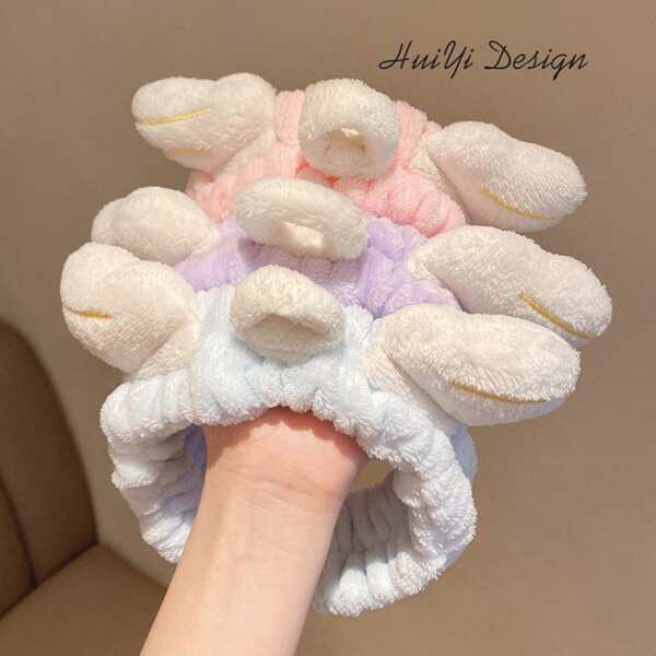 

1pc Angel Wing Decor Random Bath Headband, Multicolor