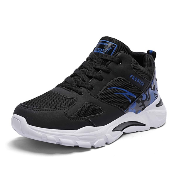 

Colorblock Breathable Lace-up Front Sneakers, Multicolor