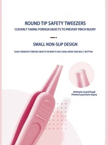 Set de 5 piezas para el cuidado de las uñas del bebé - Rosa - Ver 3