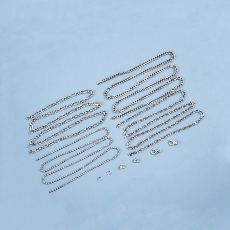 

1set Chain DIY Jewelry Accessory, Silver