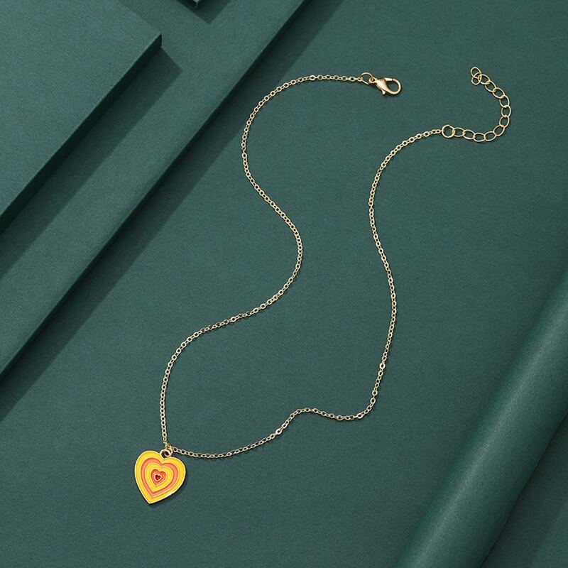 

Heart Pendant Necklace, Gold