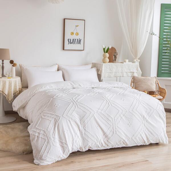

Plain Duvet Cover Without Filler, White