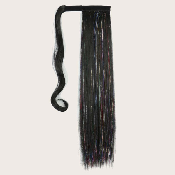 

Colorful Long Straight Ponytail Hair Extension, Multicolor