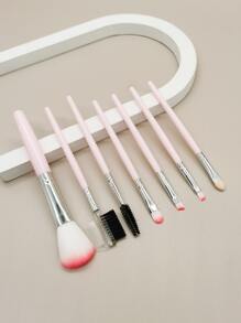 7件套化妆刷套装，化妆刷套装，化妆刷包，化妆刷套装，全套化妆刷，化妆刷套装，全套化妆工具，刷子套装，化妆刷套装，化妆礼盒套装 - 粉色 - 查看 1