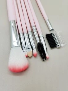 7件套化妆刷套装，化妆刷套装，化妆刷包，化妆刷套装，全套化妆刷，化妆刷套装，全套化妆工具，刷子套装，化妆刷套装，化妆礼盒套装 - 粉色 - 查看 4