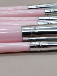 7件套化妆刷套装，化妆刷套装，化妆刷包，化妆刷套装，全套化妆刷，化妆刷套装，全套化妆工具，刷子套装，化妆刷套装，化妆礼盒套装 - 粉色 - 查看 5