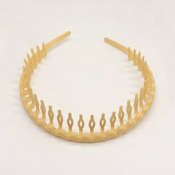 

1pc Chevron Design Headband, Yellow