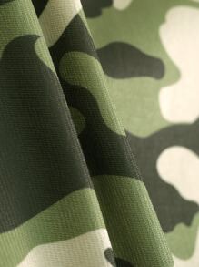 Toddler Girls Camo Print Bomber Jacket - Multicolor - View 5