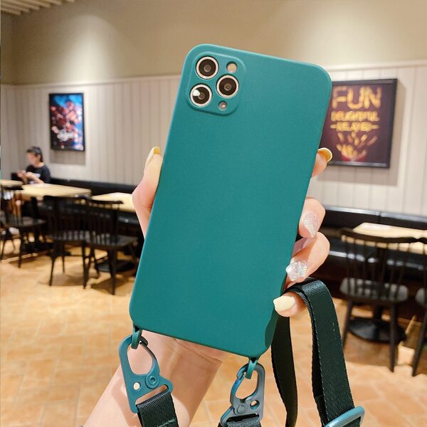 

Plain Phone Case With Lanyard, Green
