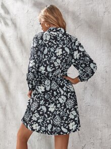 GENKIRA Vestido Con Botones Y Estampado Floral - Multicolor - Ver 2
