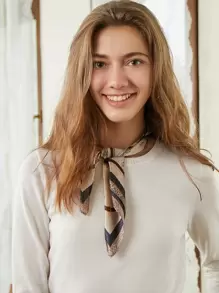 SHEIN 100% MERINO WOOL REGULAR FIT JUMPER - Beige - View 7