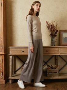 MOTF PREMIUM 100% CASHMERE SLIM JUMPER - Apricot - View 6