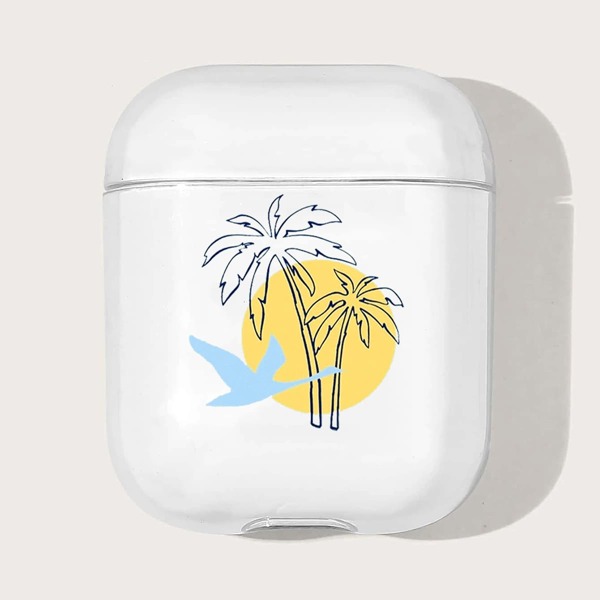 

Чехол для Airpods дерево с рисунком, Прозрачный