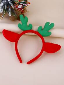 Diadema Navidad con diseño de cornamentas - Multicolor - Ver 2