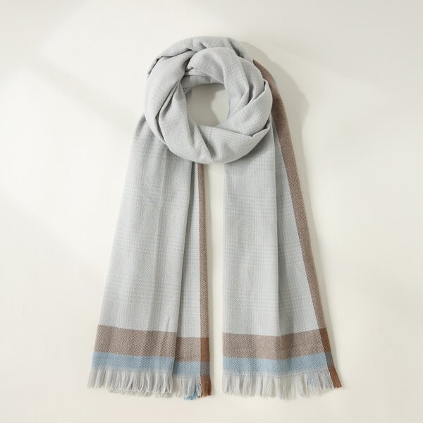 

Tassel Decor Scarf, Multicolor