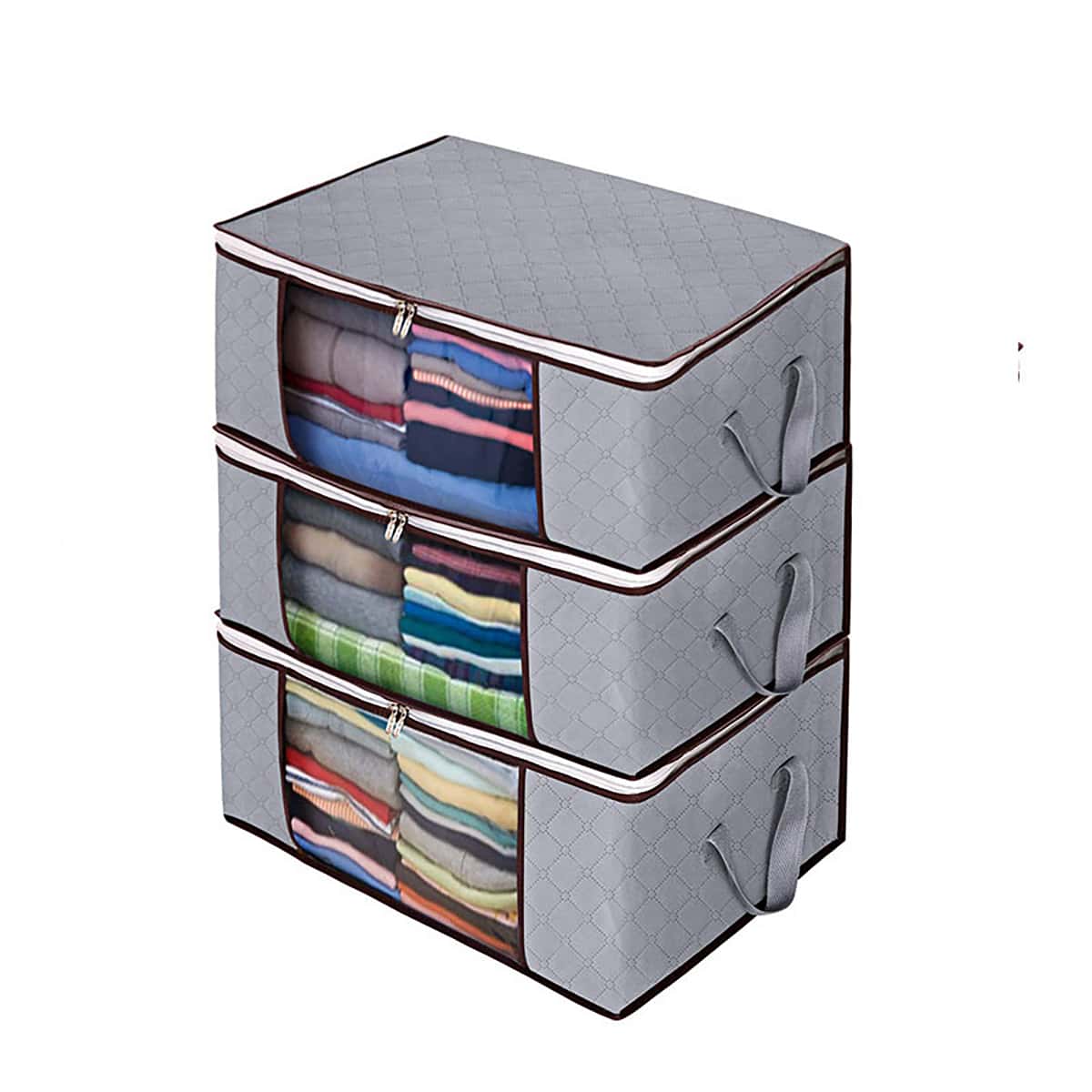 

1pc Storage Bag, Grey