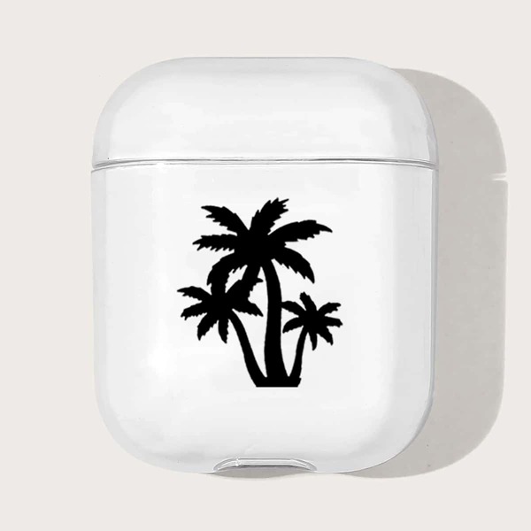 

Чехол для Airpods с принтом кокосовой пальмы, Прозрачный
