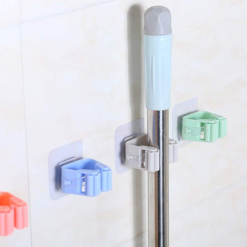 

4pcs Random Color Mop Holder, Multicolor