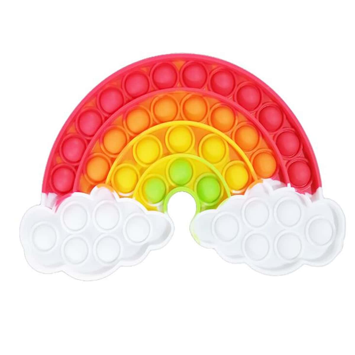 

1pc Cloud Shaped Random Push Pop Bubble, Multicolor