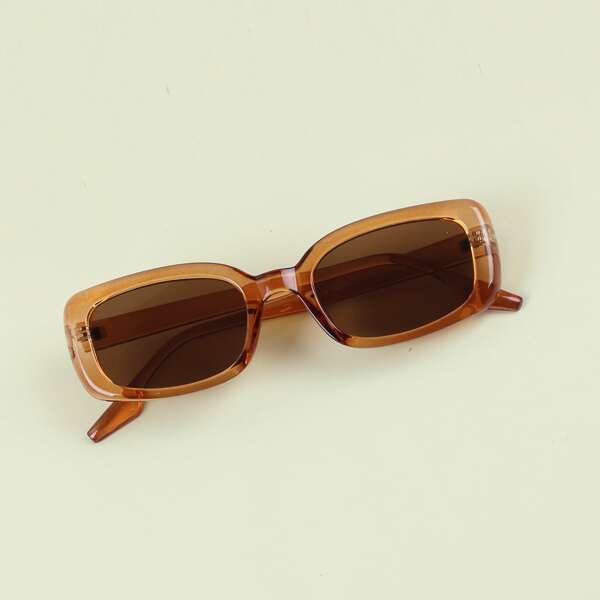 

Toddler Kids Geometric Frame Sunglasses, Brown
