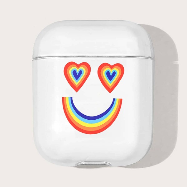

Smile Pattern Case For Airpods, Clear
