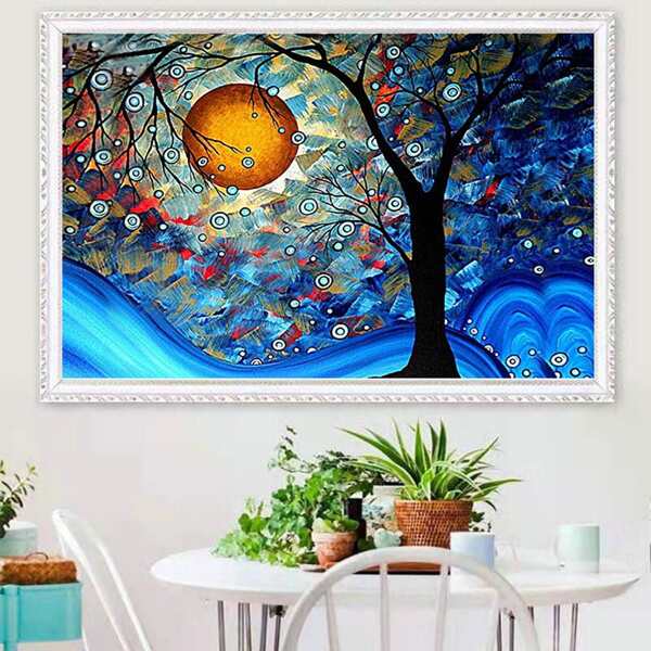 

Tree Pattern Diamond Painting Without Frame, Multicolor