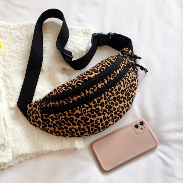 

Leopard Pattern Fanny Pack, Multicolor