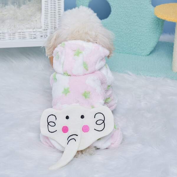 

Elephant Design Pet Jumpsuit, Multicolor