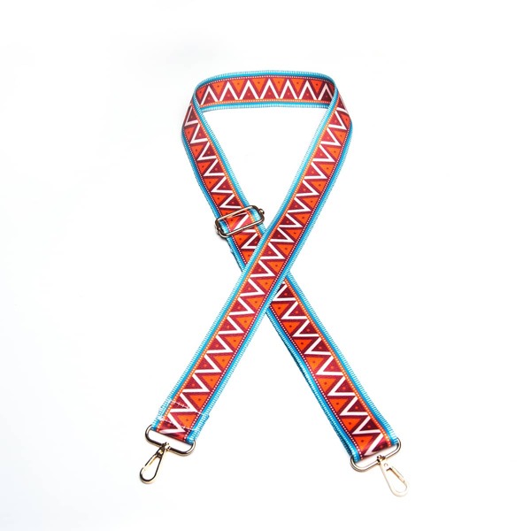

Colorblock Geo Graphic Bag Strap, Multicolor
