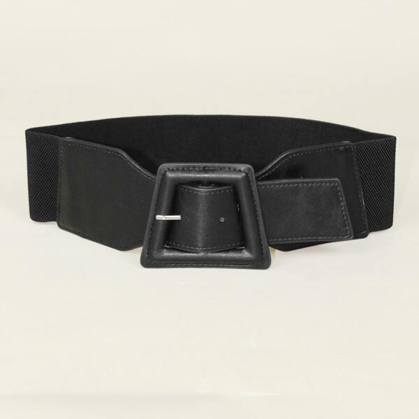 

Girls PU Buckle Belt, Black