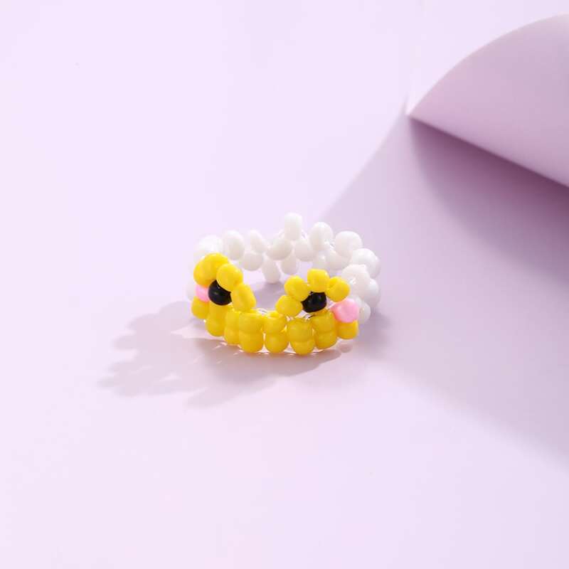 

Frog Beaded Ring, Multicolor