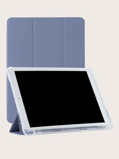 IPad Shock-Proof Stylus Slot Protective Case, TPU Soft Shell, Minimalist/Casual/Best Selling IPad Folding Tablet Case, Compatible With IPad Mini4/5/Mini6/Mini7/9.7/10.2/10.5/10.9/10th/11-Inch/12.9-Inch/Air 11-In.(M2)-2024/Air 13-In.(M2)-2024/Pro13-In.(M4)-2024/Pro 11-In.(M4)-2024/IPad Air 13(M3 2025)/IPad Air 11-Inch (M3) 2025/IPad (A16) 11 Inch 11th Generation 2025