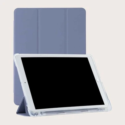 iPad 防震手写笔插槽保护壳，TPU 软壳，极简/休闲/畅销 iPad 折叠平板电脑保护壳，兼容 iPad Mini4/5/Mini6/Mini7/9.7/10.2/10.5/10.9/10th/11 英寸/12.9 英寸/Air 11 英寸 (M2)-2024/Air 13 英寸 (M2)-2024/Pro13 英寸 (M4)-2024/Pro 11 英寸 (M4)-2024/iPad Air 13(M3 2025)/iPad Air 11 英寸 (M3) 2025/iPad (A16) 11 英寸第 11 代 2025