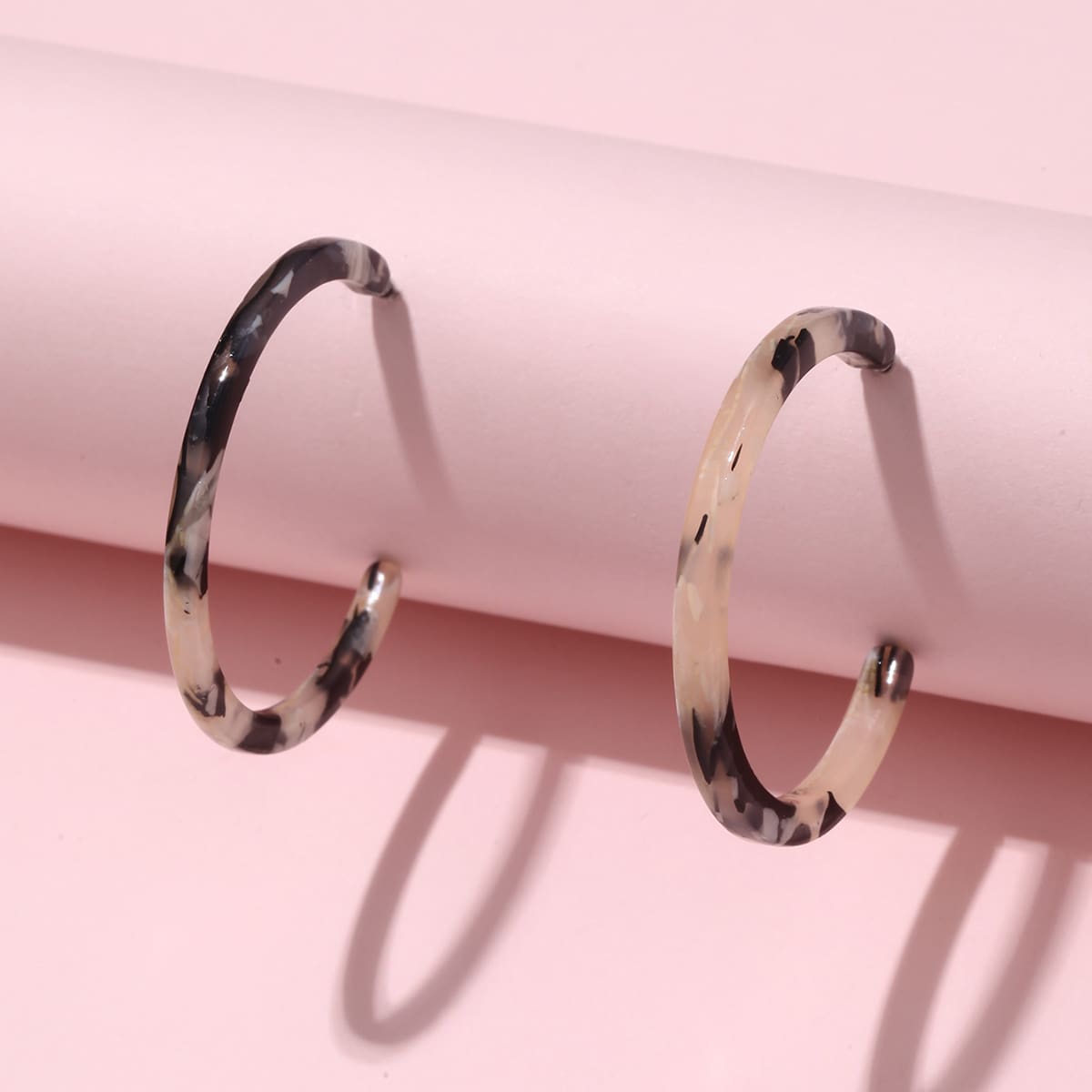 

Minimalist Hoop Earrings, Multicolor