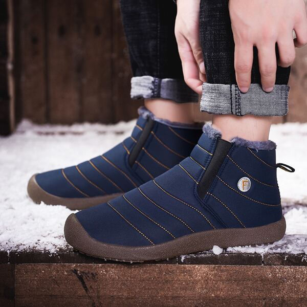 

Boys Stitch Detail Snow Boots, Navy blue