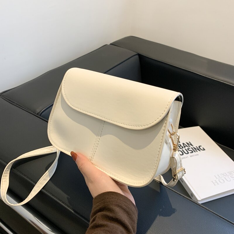 

Minimalist Crossbody Bag, White