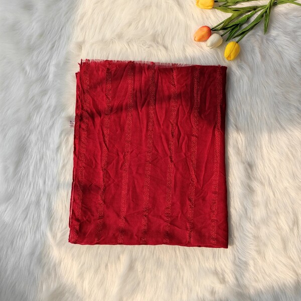 

Minimalist Solid Scarf, Burgundy