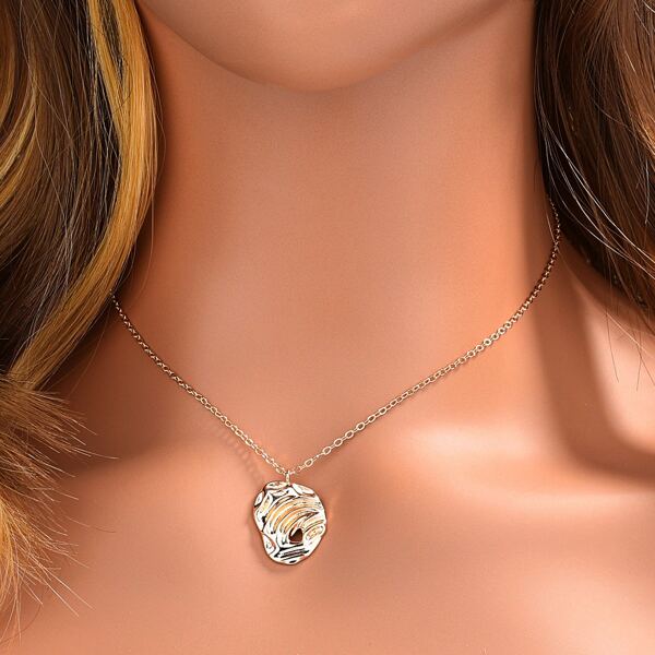 

18K Gold Plated Geometric Charm Necklace