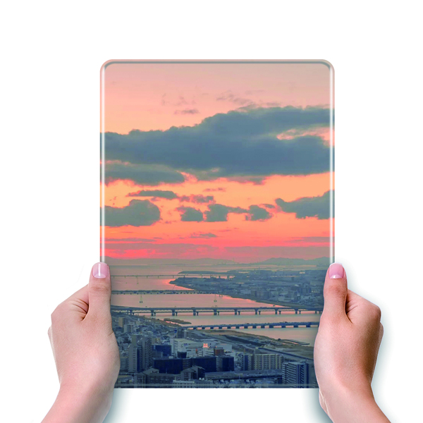 

Чехол пейзаж с рисунком для iPad, Многоцветный