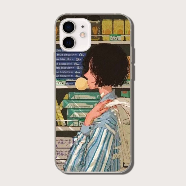 

Cartoon Boy Pattern Phone Case, Multicolor