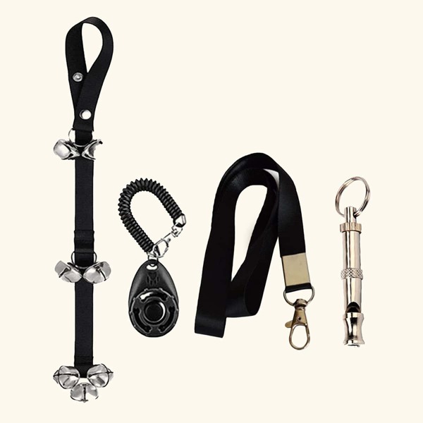 

4pcs Pet Outdoor Gear Set, Black