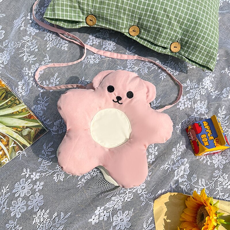

Flower Crossbody Bag, Pink