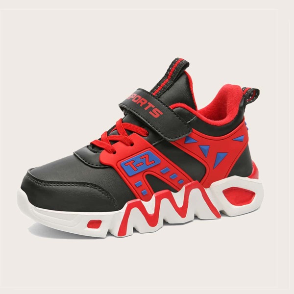 

Boys Colorblock Velcro Strap Chunky Sneakers, Multicolor