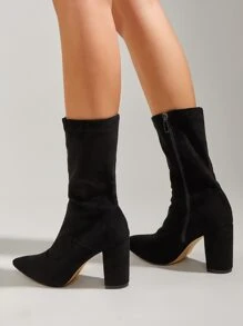 Botas clásicas hasta media pantorrilla - Negro - Ver 5