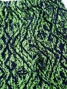 Quần con gái lớn Sọc ngựa vằn Giải trí - màu xanh lá - Xem 5