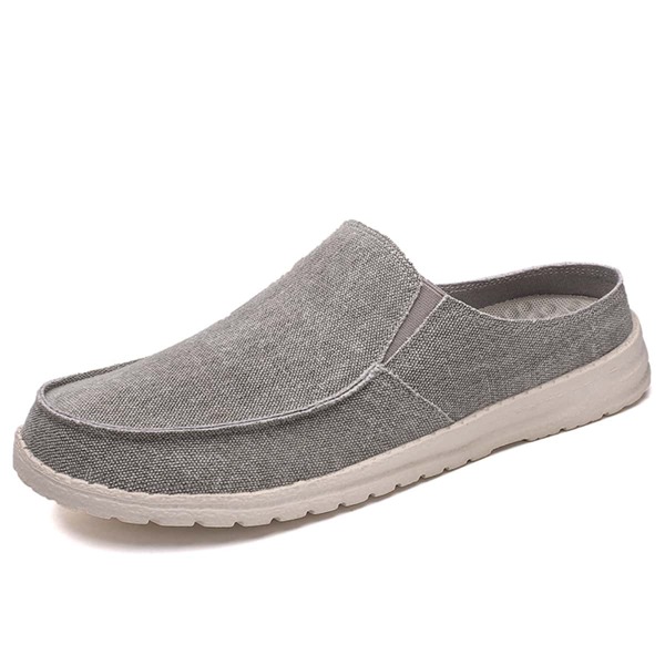 

Men Minimalist Mule Loafers, Grey